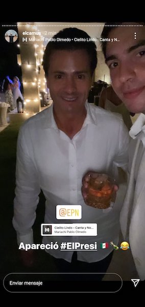 Enrique Peña Nieto en boda de república dominicana