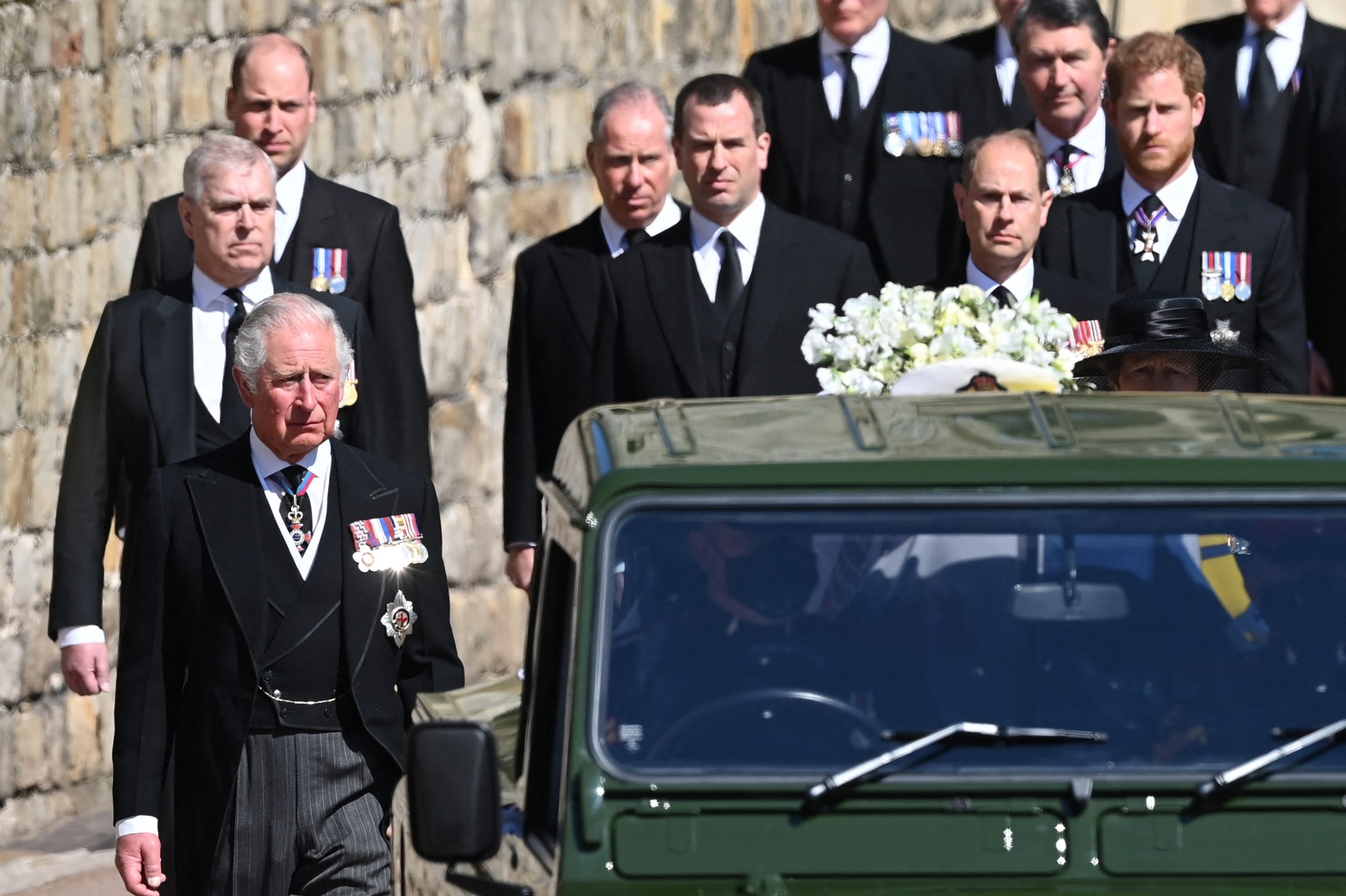 Funeral Felipe de Edimburgo Miembros reales