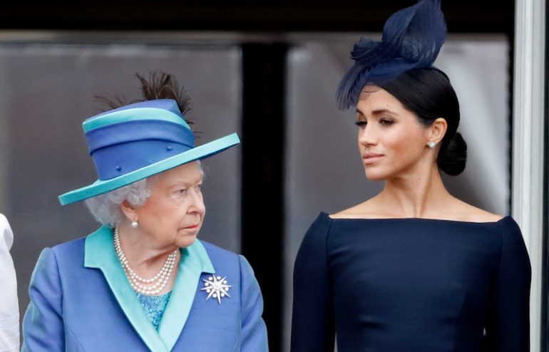 Meghan y la reina Isabel