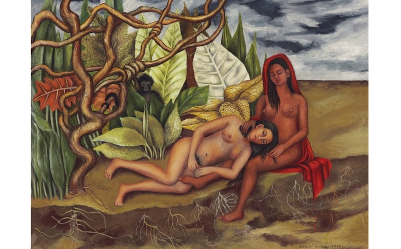 Obras de arte mexicanas más caras dos desnudos en el bosque