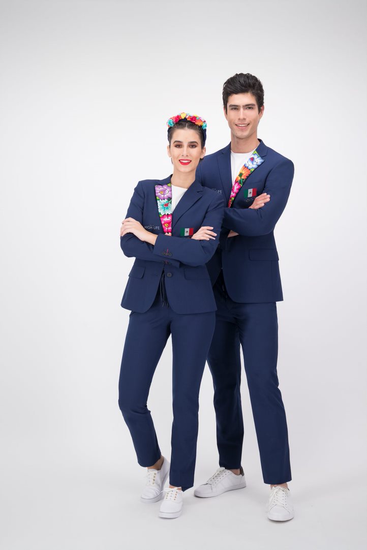 Uniformes de México en Tokio 2020 artesanal oaxaqueño