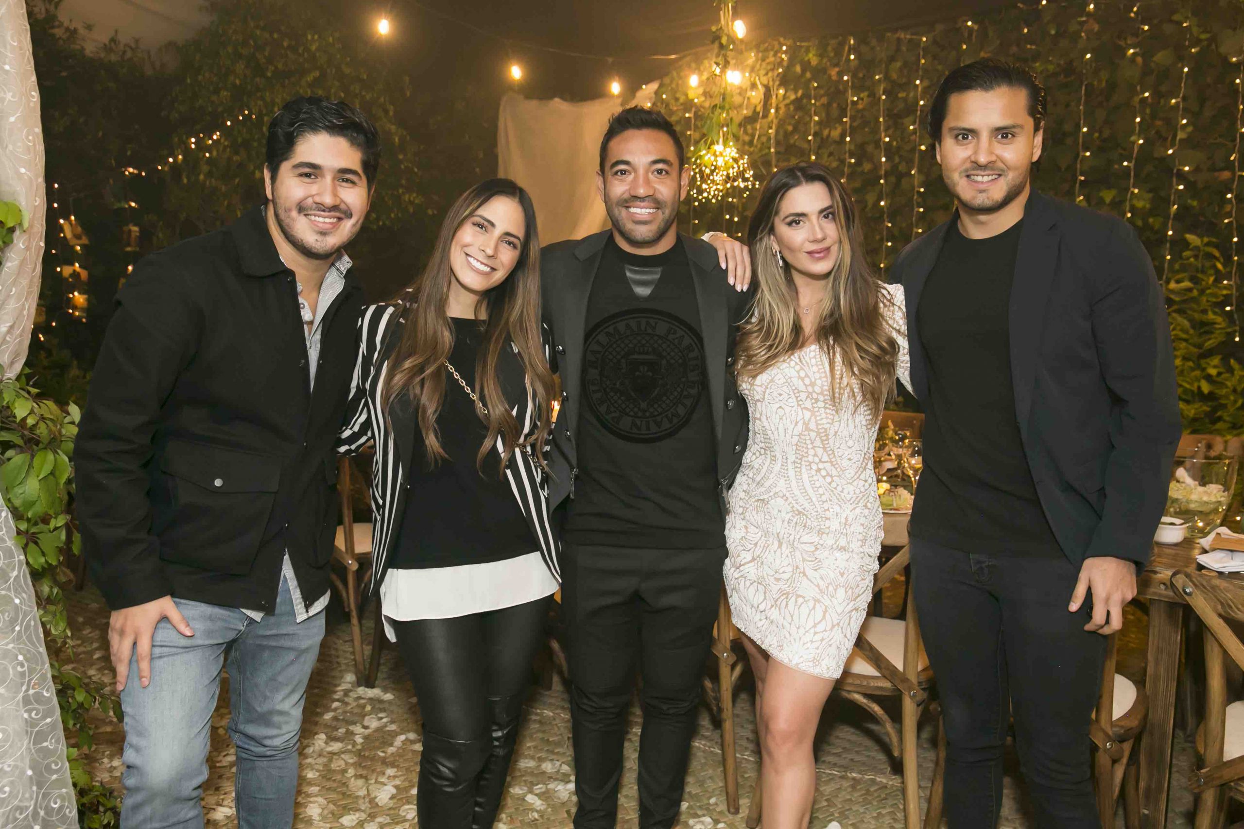 Alberto Martínez, Valeria Marin, Marco Fabián, Kristel-Fabre y Pablo Sandoval