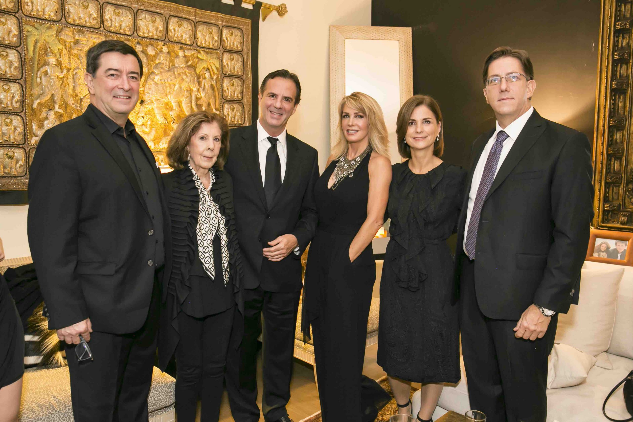 Alfred Pepping, María Eugenia-Valles, Frederick Pepping, Patsy Pepping, Claudia Desoche y Laurence Pepping