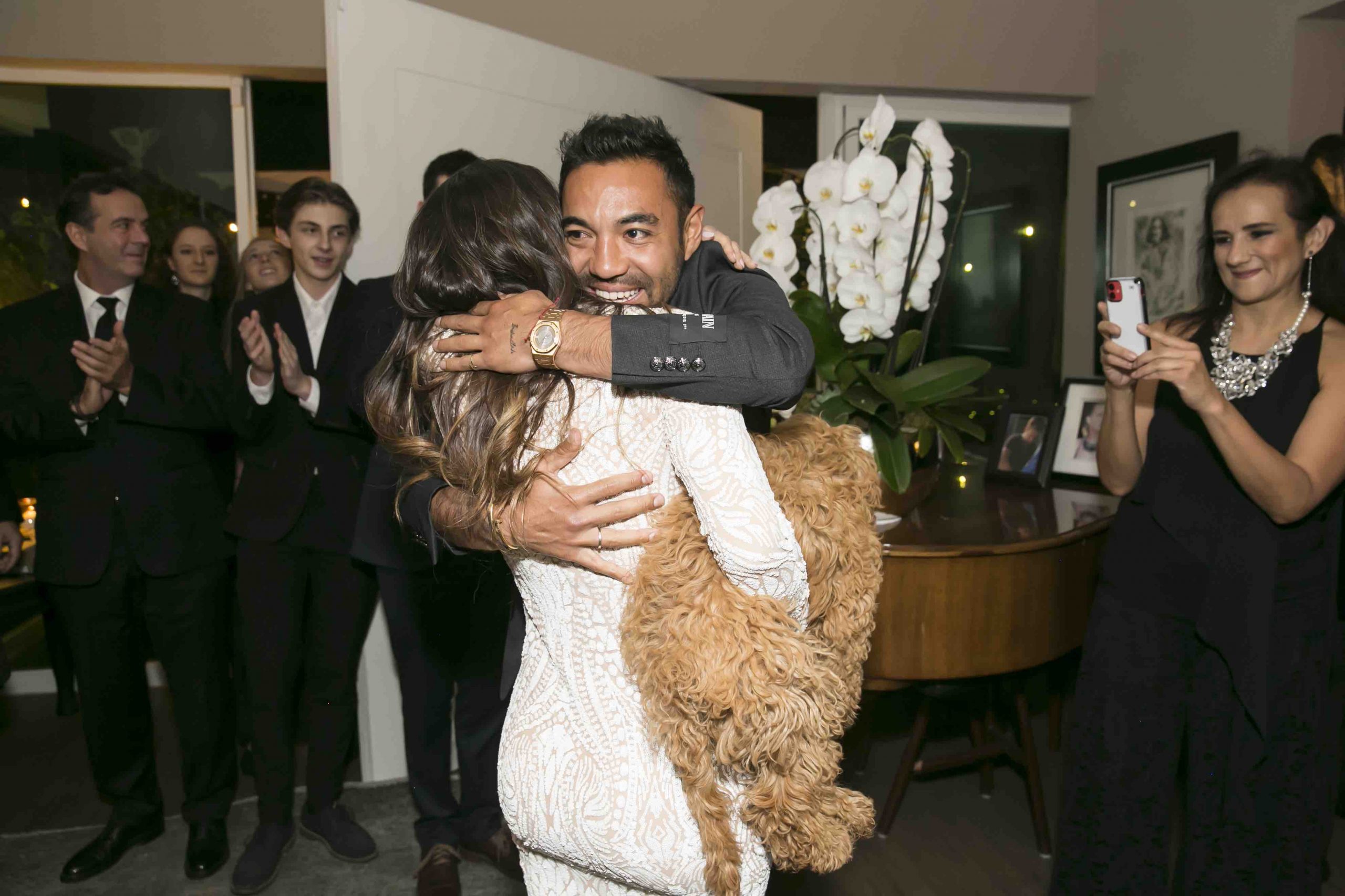 Kristel Fabre y Marco Fabián