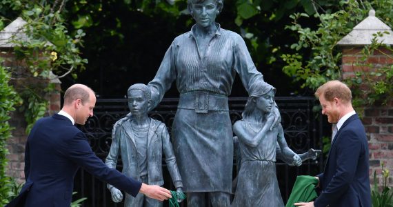 estatua de la princesa Diana