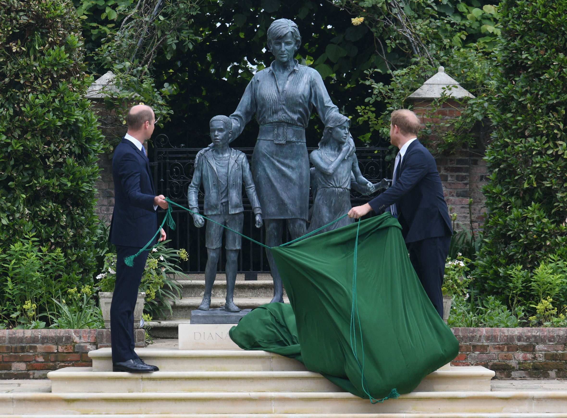 estatua de la princesa Diana