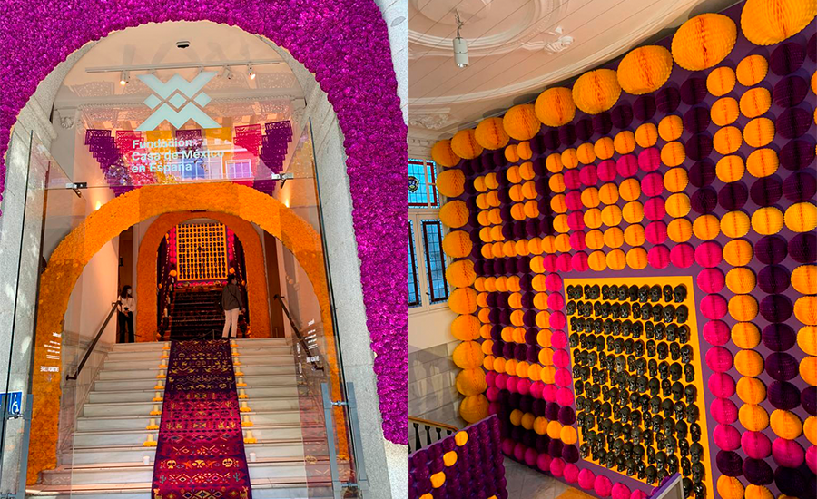 dia de muertos ofrenda