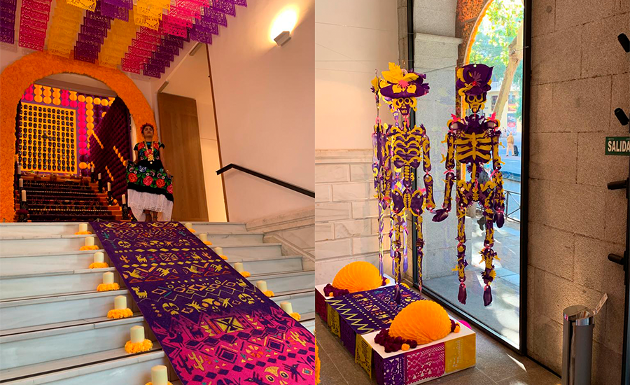 dia de muertos ofrenda