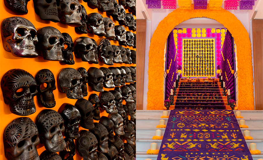 dia de muertos ofrenda