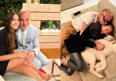 gianluca vacchi y sharon fonseca navidad