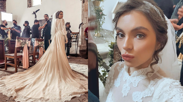 Sofía Castro usó la tiara con la que se casó su mamá Angélica Rivera