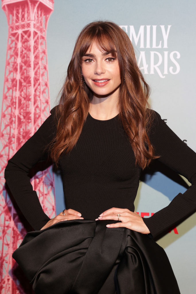 travesura de lily collins a lady di