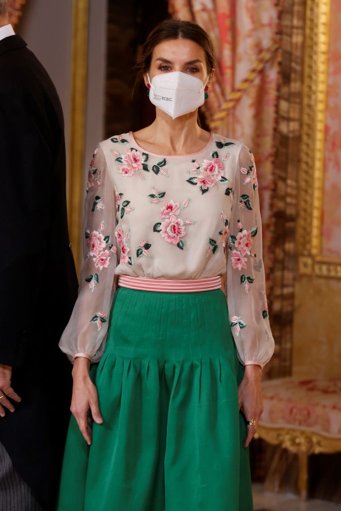 Letizia rescató un vestido que la reina Sofía uso hace más de 40 años