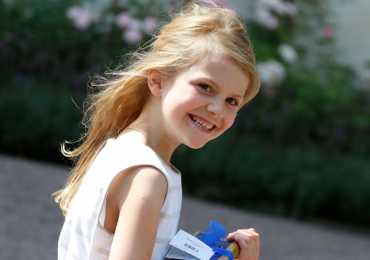 Estelle de Suecia, la princesa más sonriente cumplió 10 años