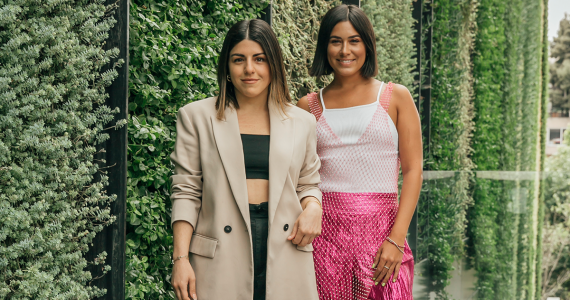 Nicole Helfon y Lucía Valdés