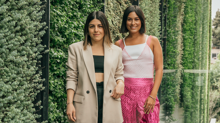 Nicole Helfon y Lucía Valdés