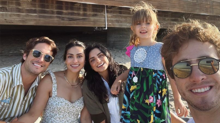 Aislinn Derbez, Renata Notni y Diego Boneta vacacionan juntos en Malibú