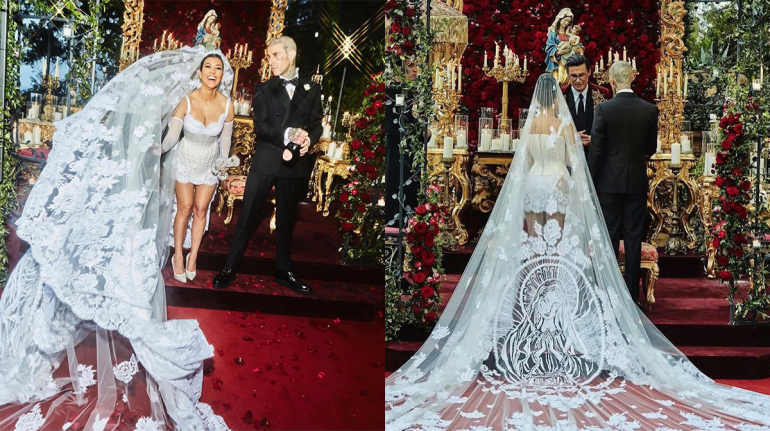 kourtney kardashian y travis barker boda italia