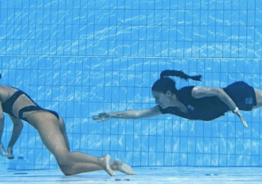 nadadora que se desmayo