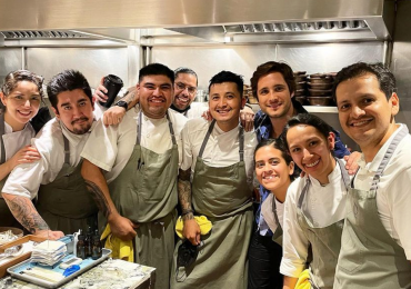 Jorge Vallejo y equipo de Quintonil