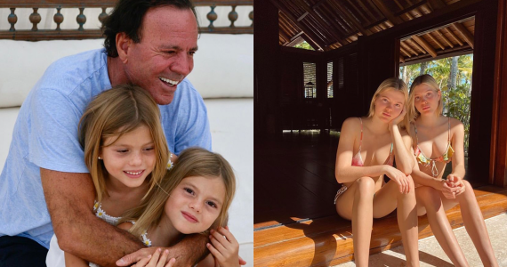 hijas gemelas de julio iglesias