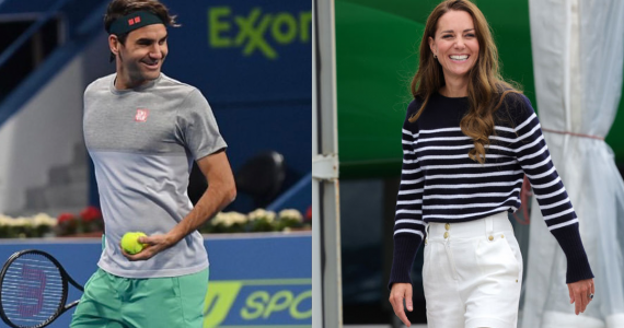 kate middleton y roger federer tenis