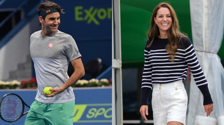 kate middleton y roger federer tenis
