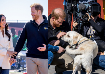 Meghan y el príncipe Harry adoptan a una perrita que sufría maltrato