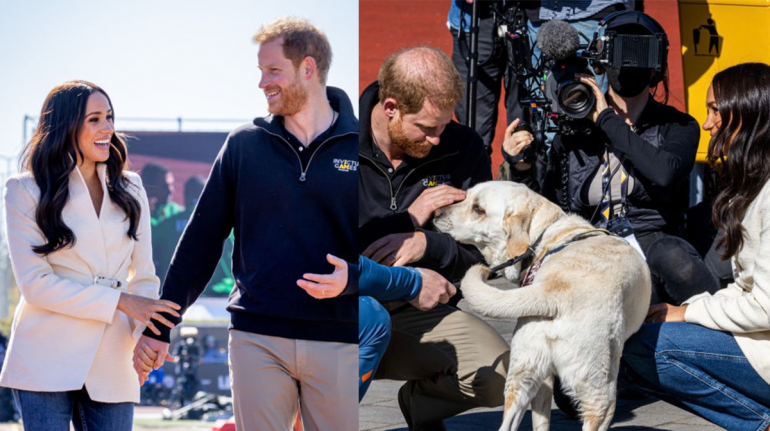Meghan y el príncipe Harry adoptan a una perrita que sufría maltrato