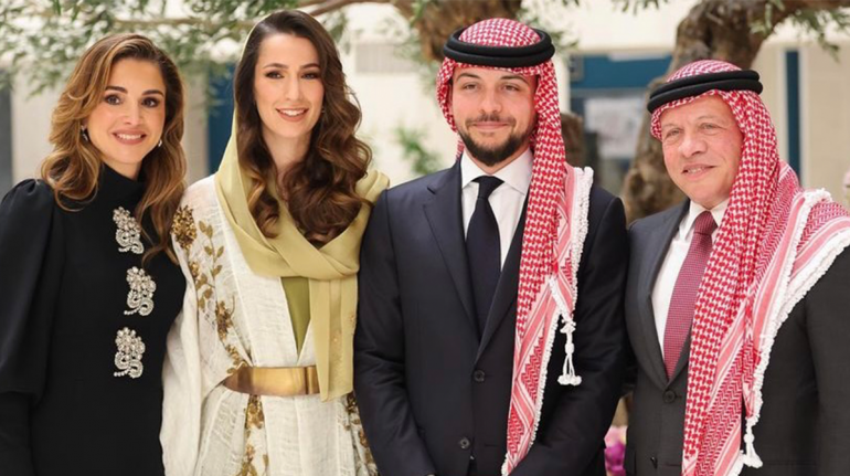 reyes de jordania rajwa khaled