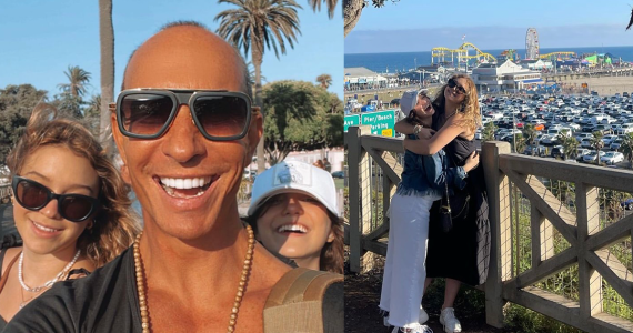 vacaciones de erik rubin con sus hijas