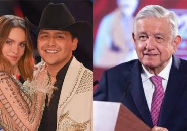 AMLO propone reunir a Belinda y Nodal en un concierto en el Zócalo