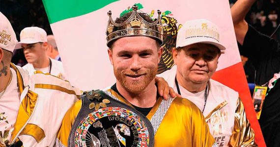 Saúl unificó el peso supermediano, ganando todos los cinturones de la división.