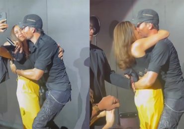 Enrique Iglesias besa a otra mujer y genera polémica (VIDEO)