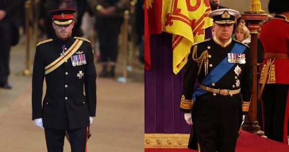 Harry y Andrés visten con uniforme militar y desatan críticas en redes
