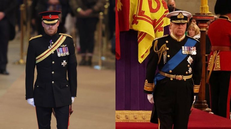 Harry y Andrés visten con uniforme militar y desatan críticas en redes