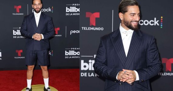 Maluma desata críticas por su look en la red carpet de los Billboard 2022
