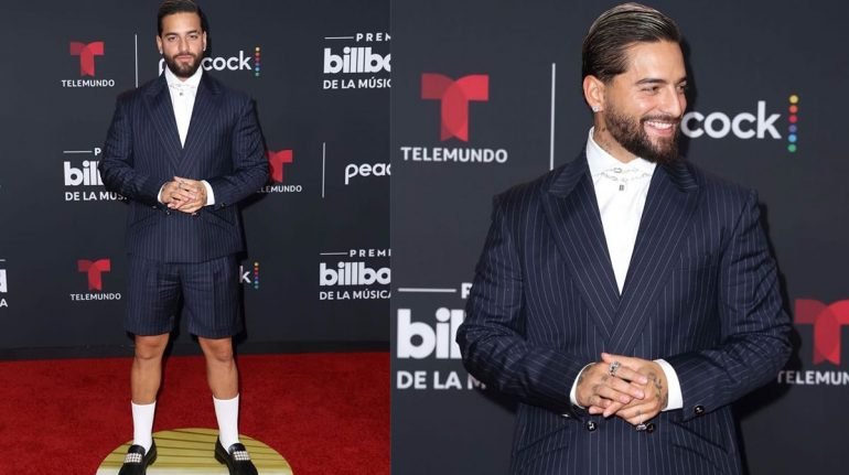 Maluma desata críticas por su look en la red carpet de los Billboard 2022