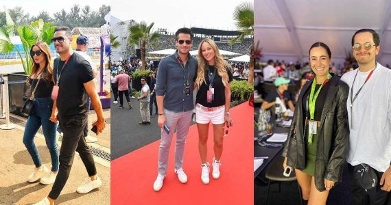 GP de México: Las parejas que asistieron al Autódromo Hermanos Rodríguez