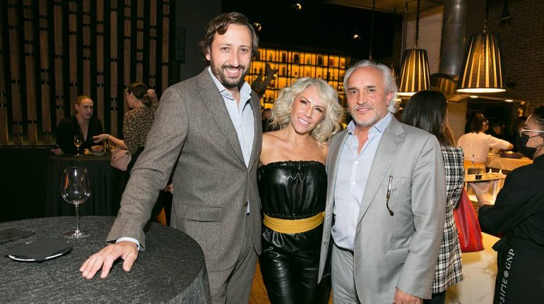 Manuel Quintanero, Lily Duclaud y Nicolás Vale