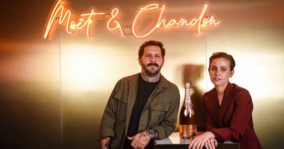 Moët Chandon trabaja de la mano de Rodrigo Roji y Natasha Dupeyron