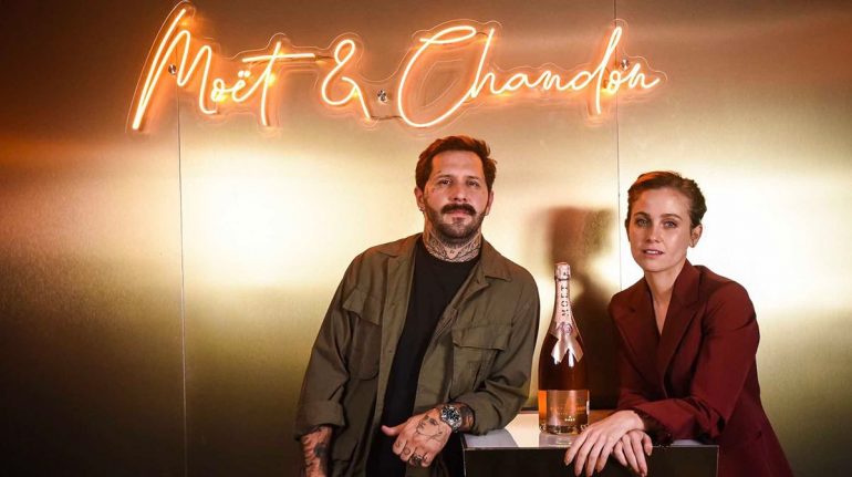 Moët Chandon trabaja de la mano de Rodrigo Roji y Natasha Dupeyron