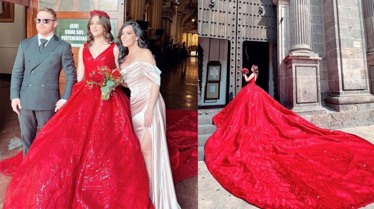 Emily Cinnamon, la hija de Canelo Álvarez celebra sus XV años en Guadalajara