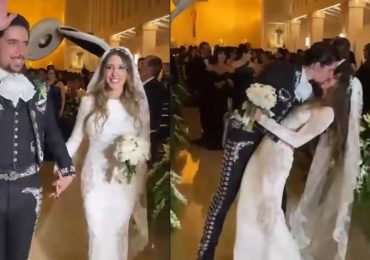 Alex Fernández y Alexia Hernández se casaron por la iglesia (VIDEOS)