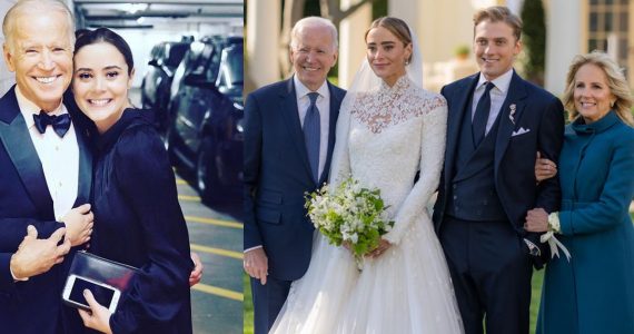 Así fue la boda de Naomi, la nieta más cercana de Joe Biden