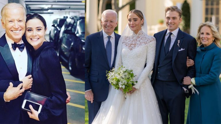 Así fue la boda de Naomi, la nieta más cercana de Joe Biden