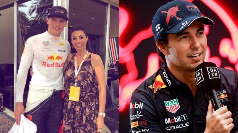 Mamá de Max Verstappen ataca a Checo Pérez y lo llama "infiel"