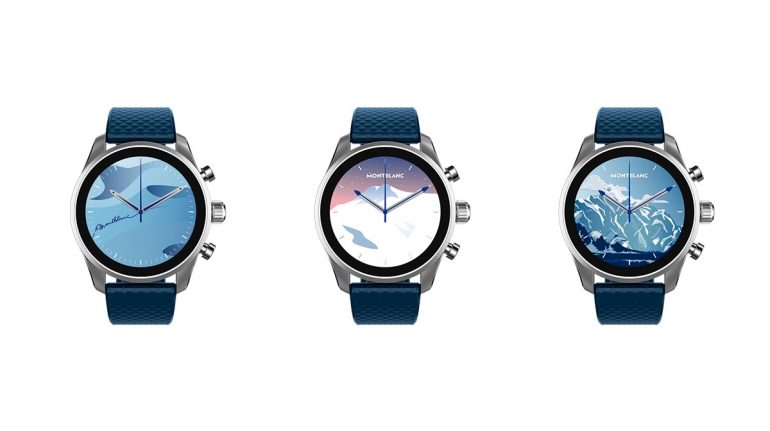 Montblanc presenta las carátulas especiales para el Smartwatch Summit 3
