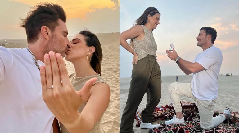 Julián Gil se compromete con Valeria Marín tras su separación con Marjorie