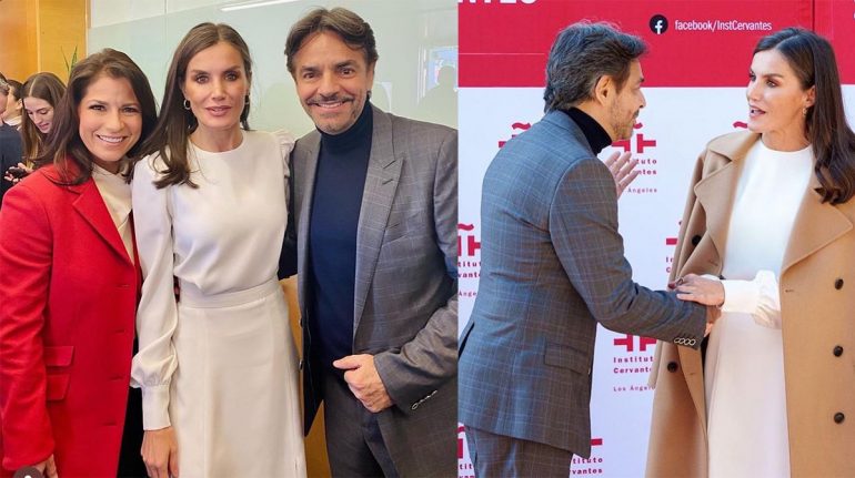 eugenio derbez con la reina letizia